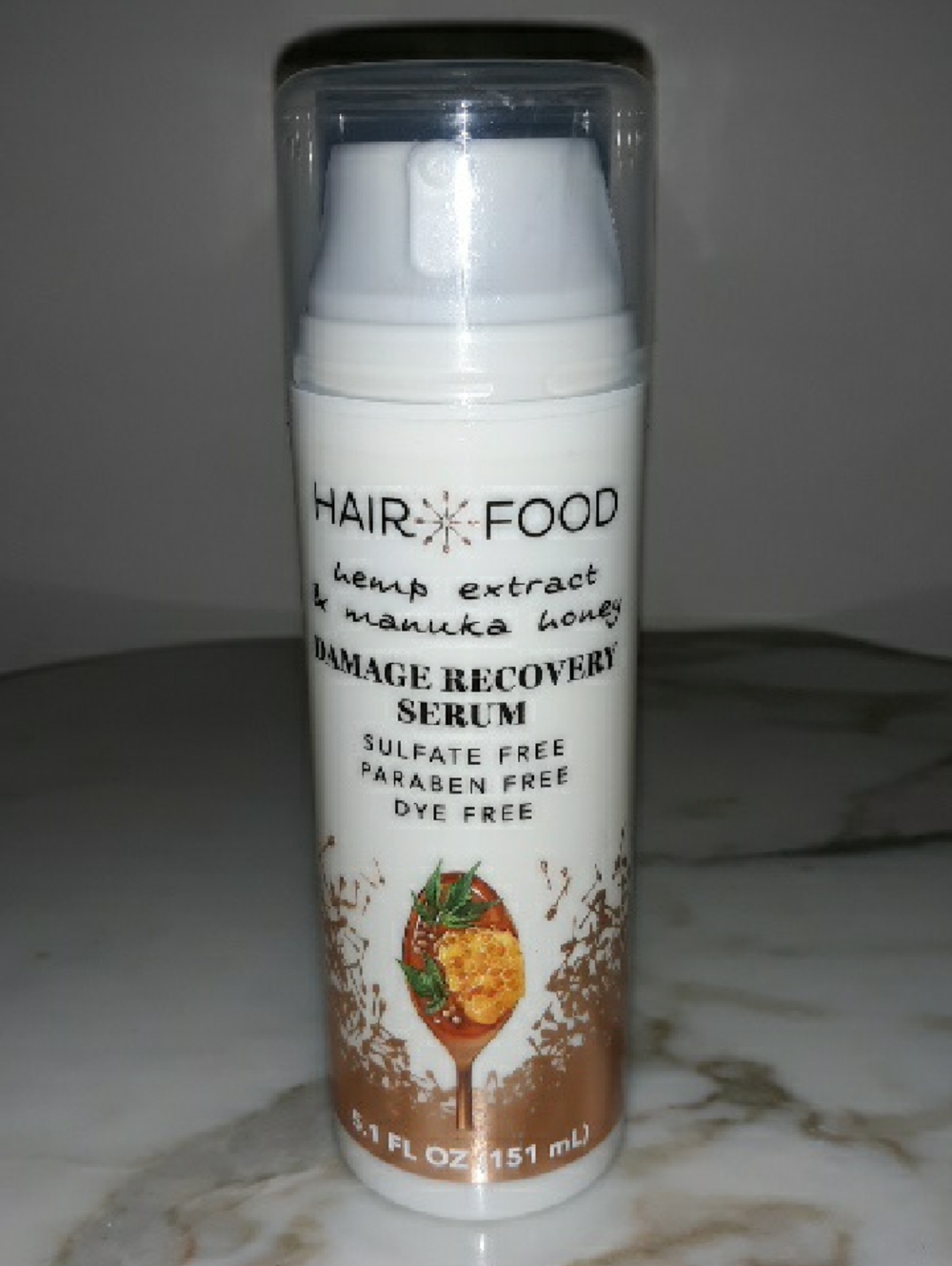 HAIR FOOD "Hemp Extract & Manuka Honey" Damage Recovery Serum